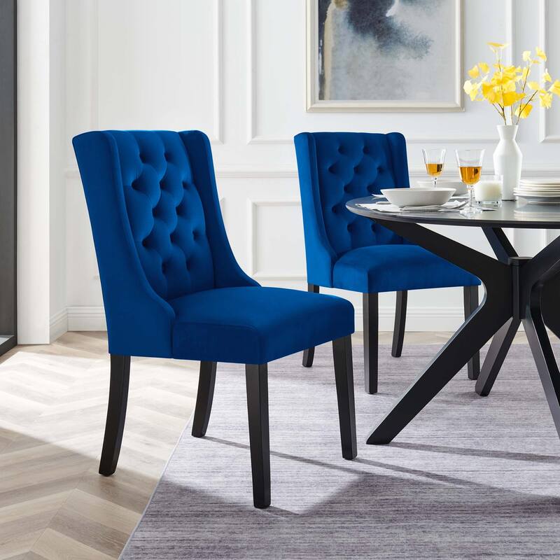 Baronet Performance Velvet Dining Chairs - Set of 2