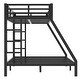 preview thumbnail 10 of 9, Bunk Bed With Under Bed Storage and 2 Side Ladder,Twin XL over Queen