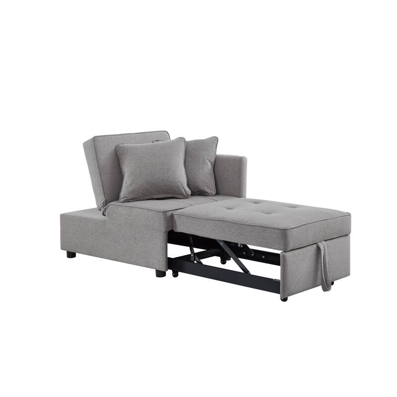 4 in 1 Convertible Recliner Couch Sleeper Sofa