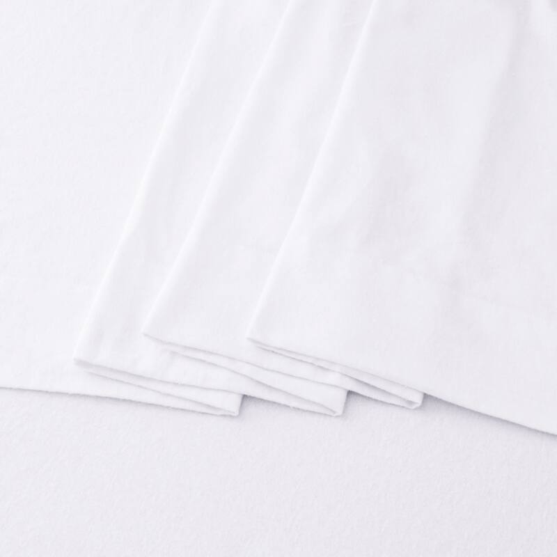 Ultra Soft 100% Turkish Cotton Flannel Double Brushed Solid Sheet Set