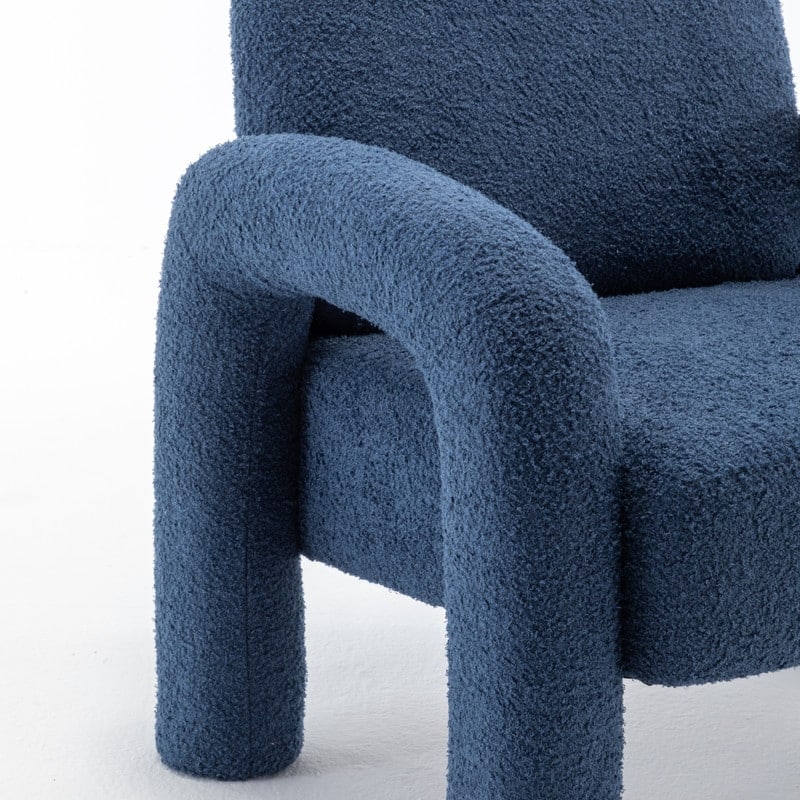 SEYNAR Modern Unique Design Upholstered Accent Chair for Living Room