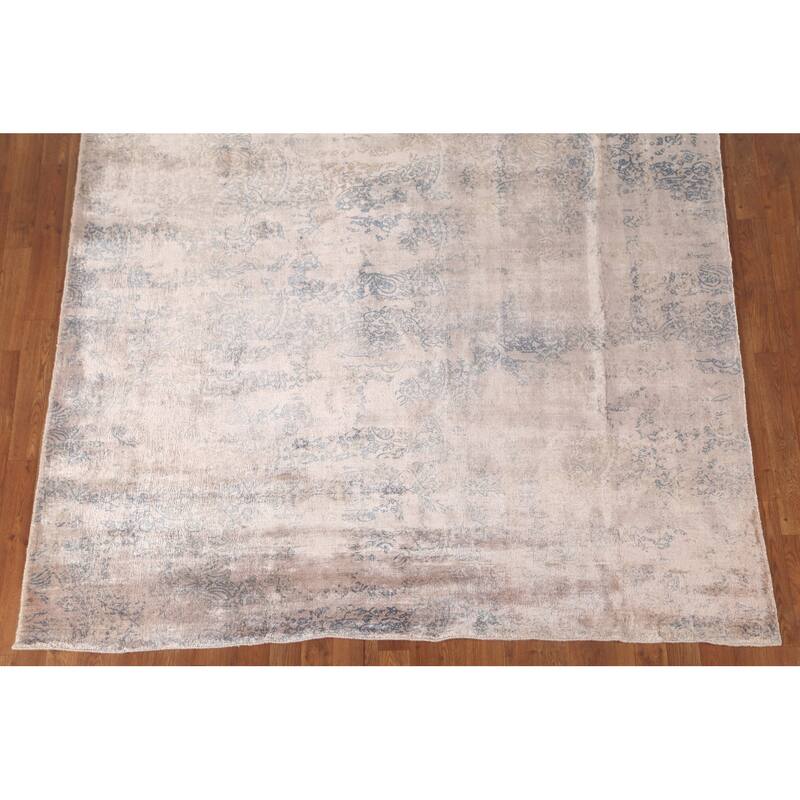 Modern Abstract Oriental Area Rug Handmade Wool Carpet - 6'7"x 9'10"