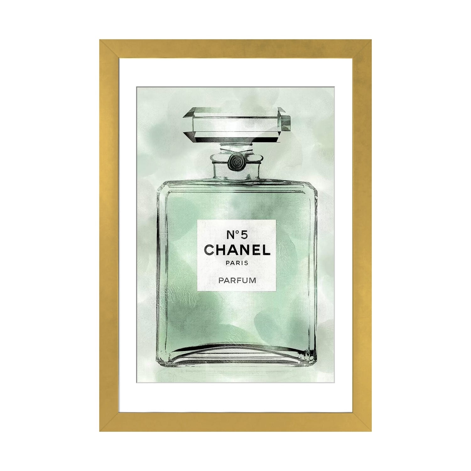 iCanvas Green Perfume Bottle by Madeline Blake - Bed Bath & Beyond -  37411153