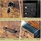 preview thumbnail 11 of 44, 2-Drawer Rolling Wood File Cabinet with Lock