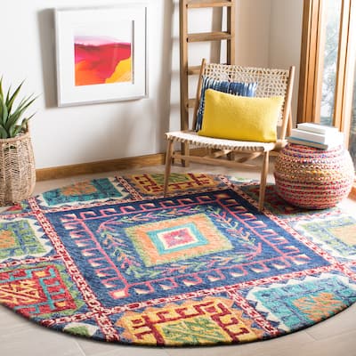 SAFAVIEH Handmade Aspen Kira Boho Tribal Wool Rug