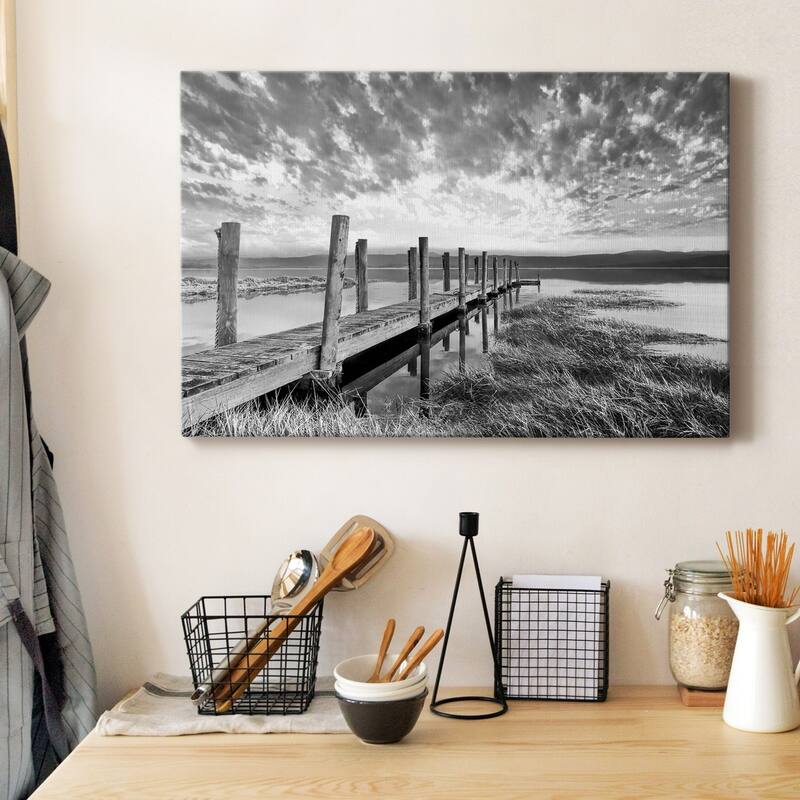 Sunset Contemplation Premium Gallery Wrapped Canvas - Ready to Hang