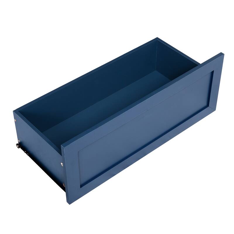 Farmhouse Wood Hall Tree with Shoe Bench and 2 Large Drawers, 4-in-1 Coat Rack with 6 Hooks