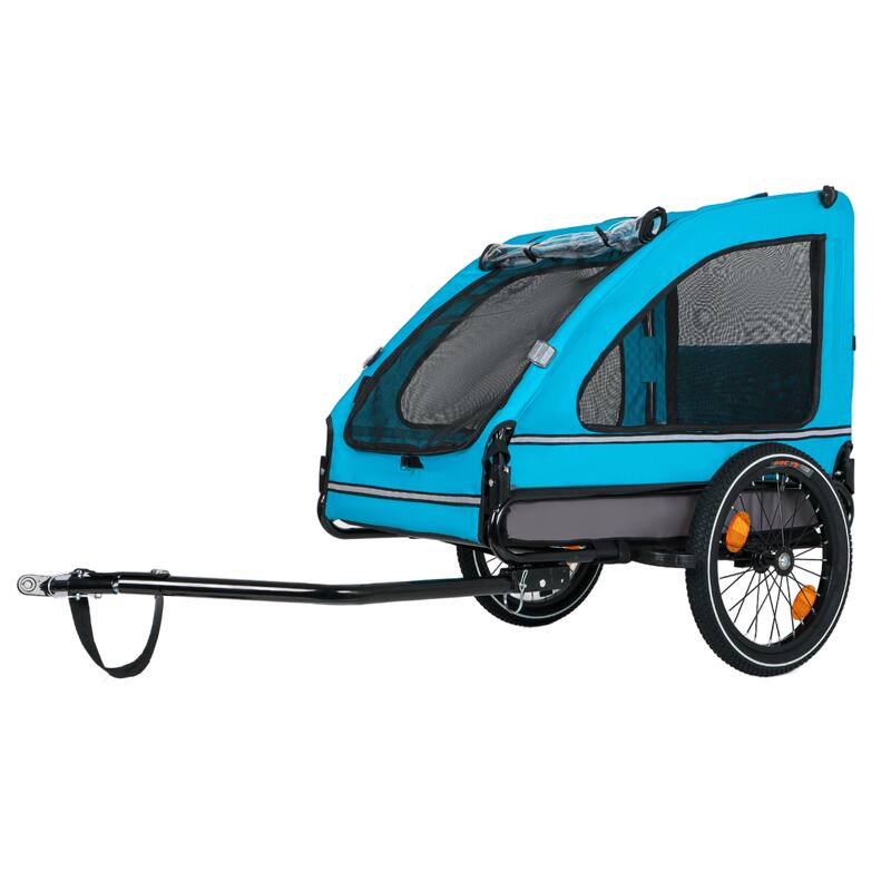 Pet Bike Trailer Dog Cart for Bicycle,Suitable for Small and Medium Pets, Easy Folding Cart Frame, Non-Slip Floor
