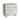 Wood Lateral File with Large Drawers, Off White and Gray