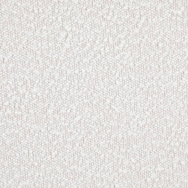 Nala Contemporary Boucle Upholstered Sleigh Bed Cream