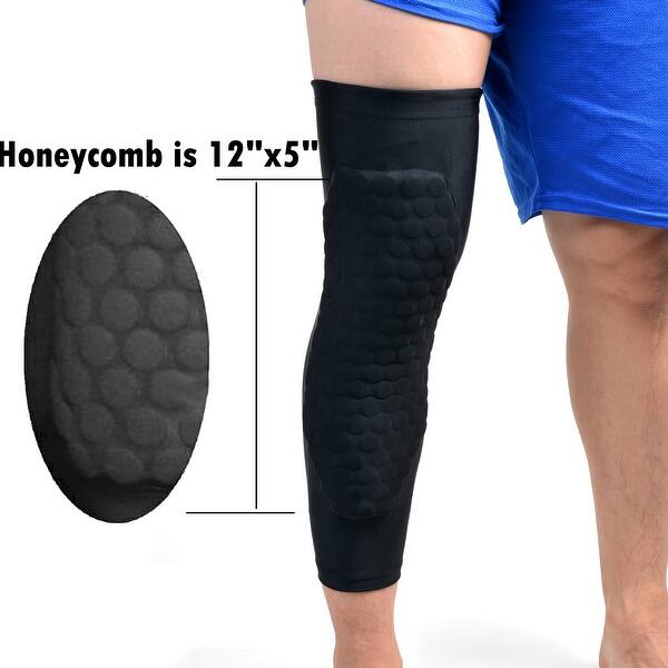 Shop Image 1pcs Size S Basketball Knee Pad Long Leg Sleeves