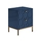 preview thumbnail 25 of 34, Clihome Wooden 2-Drawer Storage Nightstand