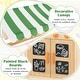 preview thumbnail 6 of 8, Gymax Kids Mud Kitchen Outdoor Wooden Pretend Play Kitchen w/ 4