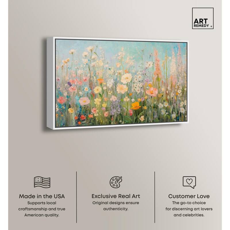 Soft Focus Flora II Canvas by Art Remedy