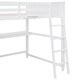 preview thumbnail 10 of 43, Twin Size Loft Bed Kids Bed Frame Wooden Storage Bed with Desk, Shelves, Pull-out Drawers, Ladder and Guardrail