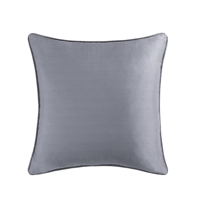 J. Queen New York Krista 20" Square Embellished Decorative Throw Pillow - Accent - Polyester - Powder Blue