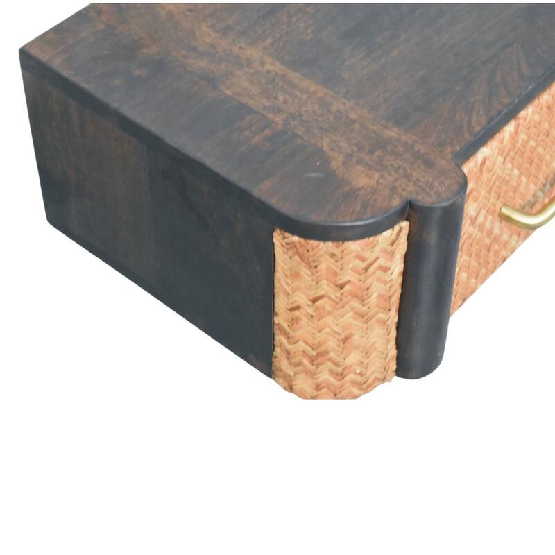 Rattan Curve Wall-Mounted Drawer