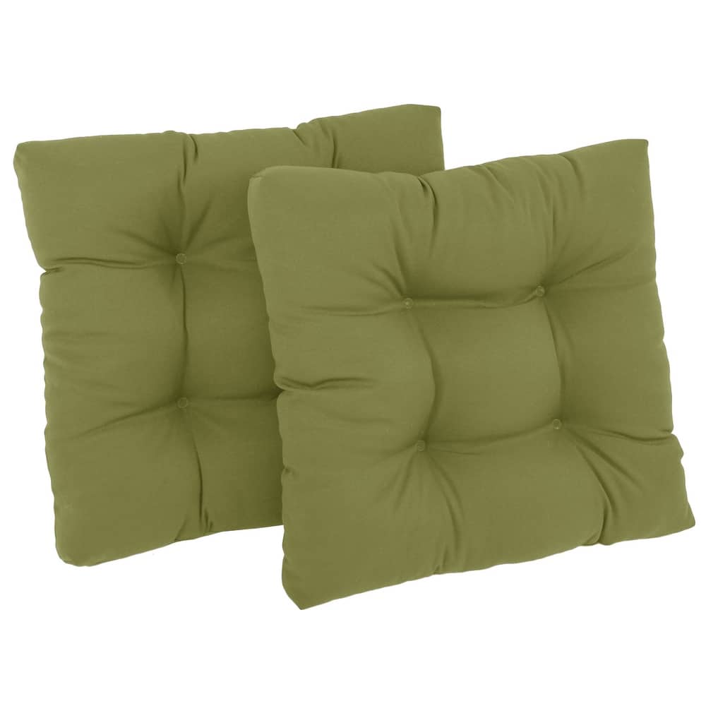 19-inch Twill Square Chair Cushion (Set of 1, 2, or 4) - 19" x 19"