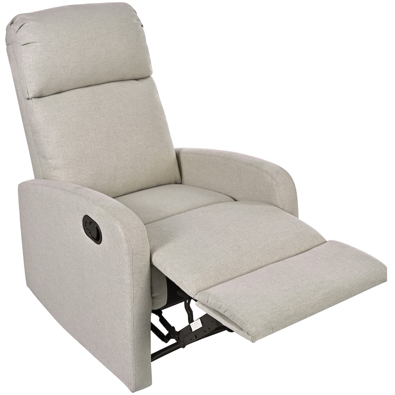 Modern Lounge Chaise Chair, Home Theater Manual Recliner Chair, Accent Chair with Three Adjustable Angles