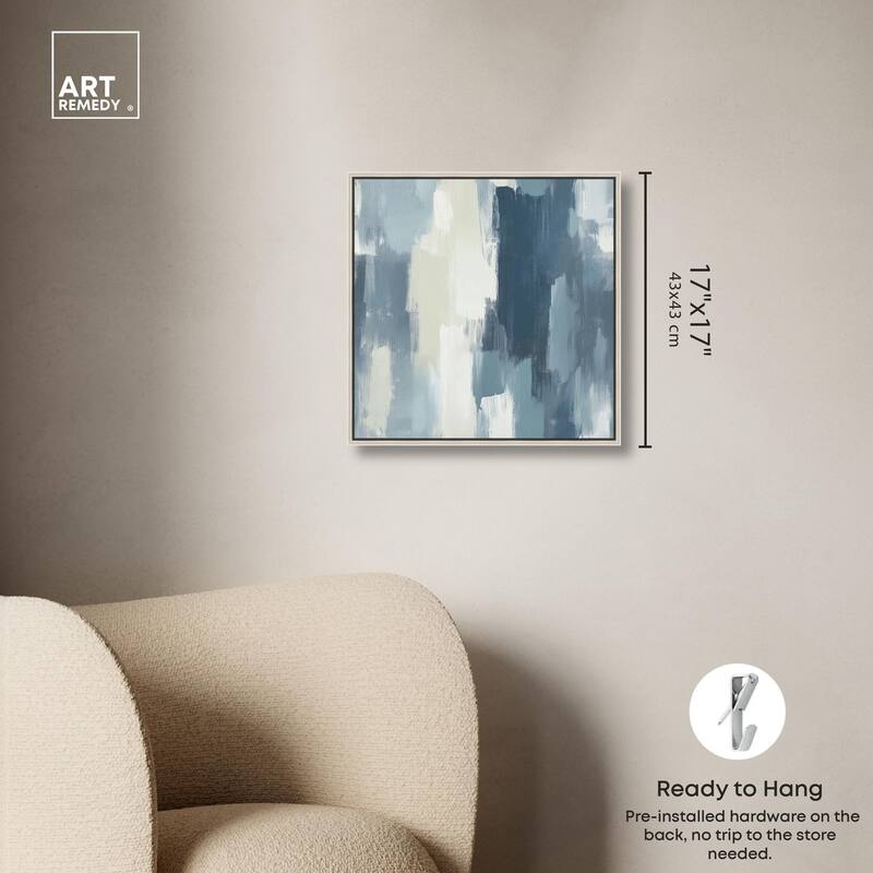 Blue Union Canvas by Art Remedy