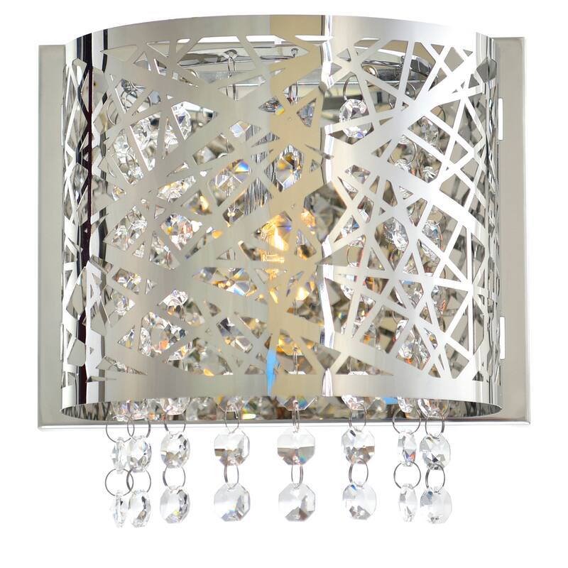 Eternity 1 Light Bathroom Sconce With Chrome Finish - Stainless Steel - Stainless Steel