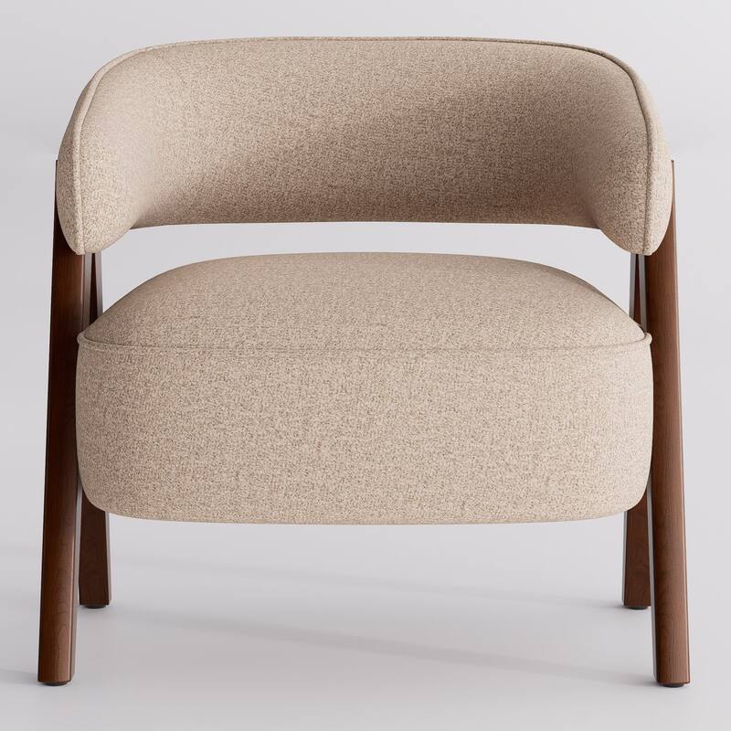 Accent Arm Chair Single Fabric Living Room Chair 27.56" W x 23.62" D x 27.95" H