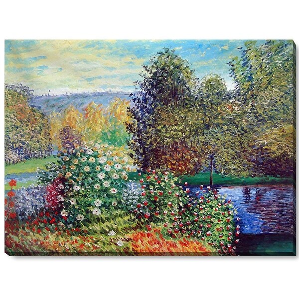 Shop Claude Monet 'Corner of the Garden at Montgeron' Hand ...