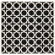preview thumbnail 54 of 183, SAFAVIEH Handmade Cambridge Trudie Geometric Wool Rug 8' Square - Black/Ivory - Square
