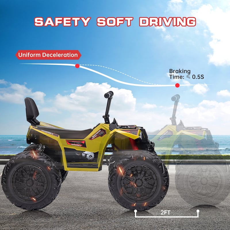 Kids ATV 24V Ride on Car 4WD Quad Electric Vehicle