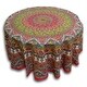 preview thumbnail 10 of 14, Cotton Mandala Floral Elephant Printed Tablecloth Collection