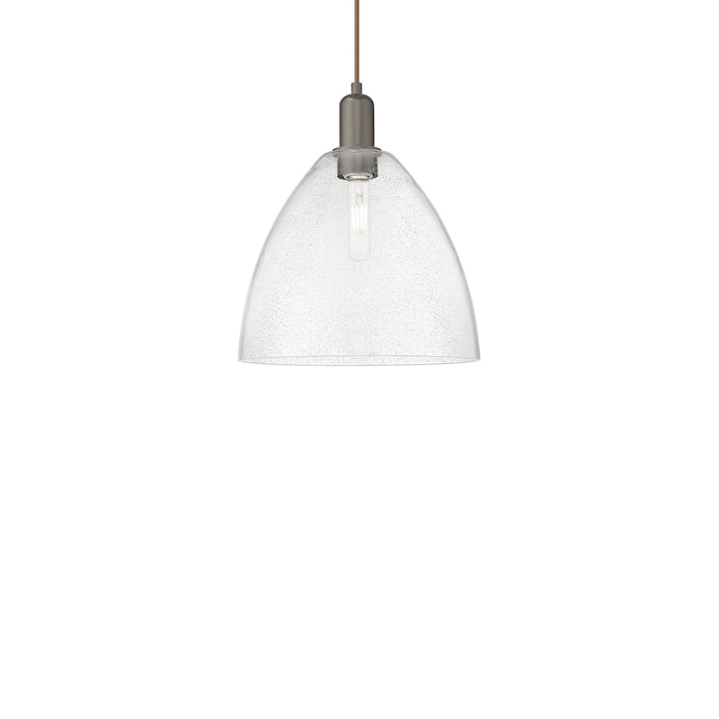 Innovations Lighting 716-1P-14-12 Bristol Pendant Bristol 12" Wide - Oil Rubbed Bronze / Seedy