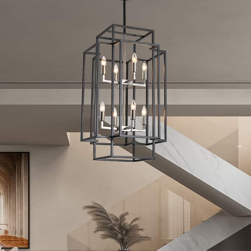 8 Light Kitchen Hall Foyer Cage Chandelier