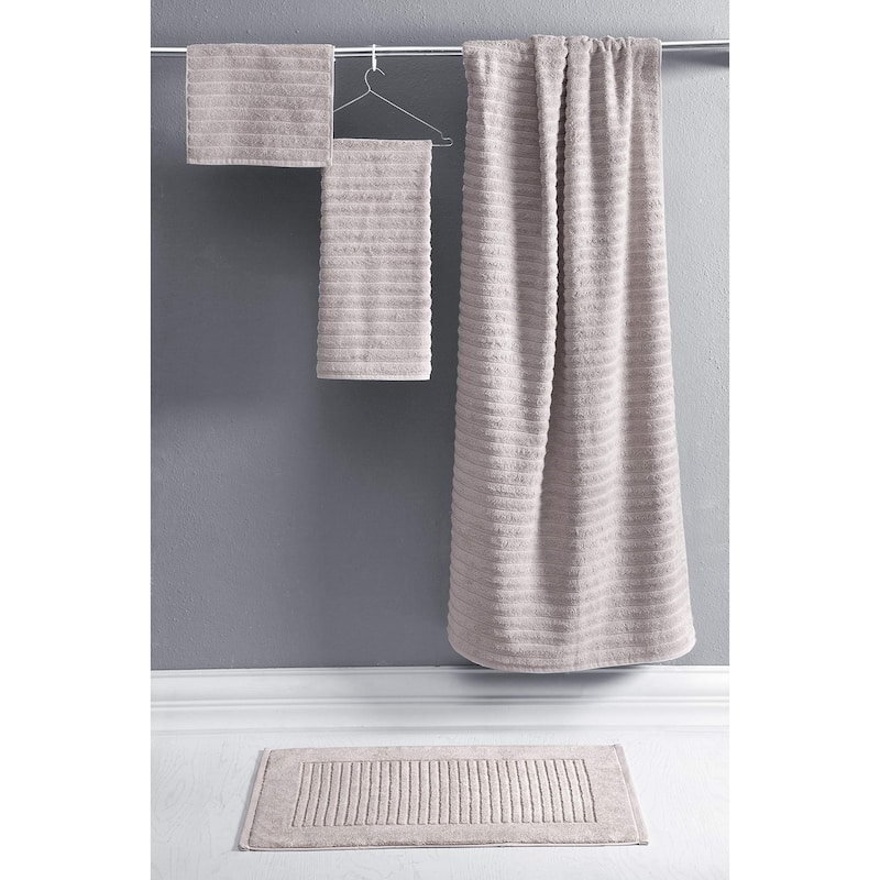 Brampton Plush Absorbent Non-Slip Cotton Bath Mat Set of 2