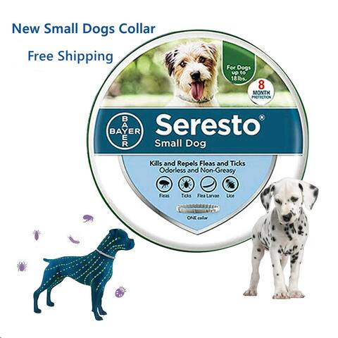 Bayer Seresto Flea and Tick Collar for Small Dogs Up to 18lbs 8 Month Protection