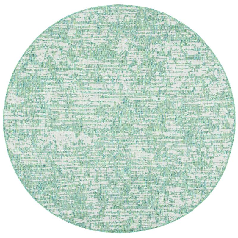 SAFAVIEH Courtyard Simcha Abstract Indoor/ Outdoor Waterproof Patio Backyard Rug