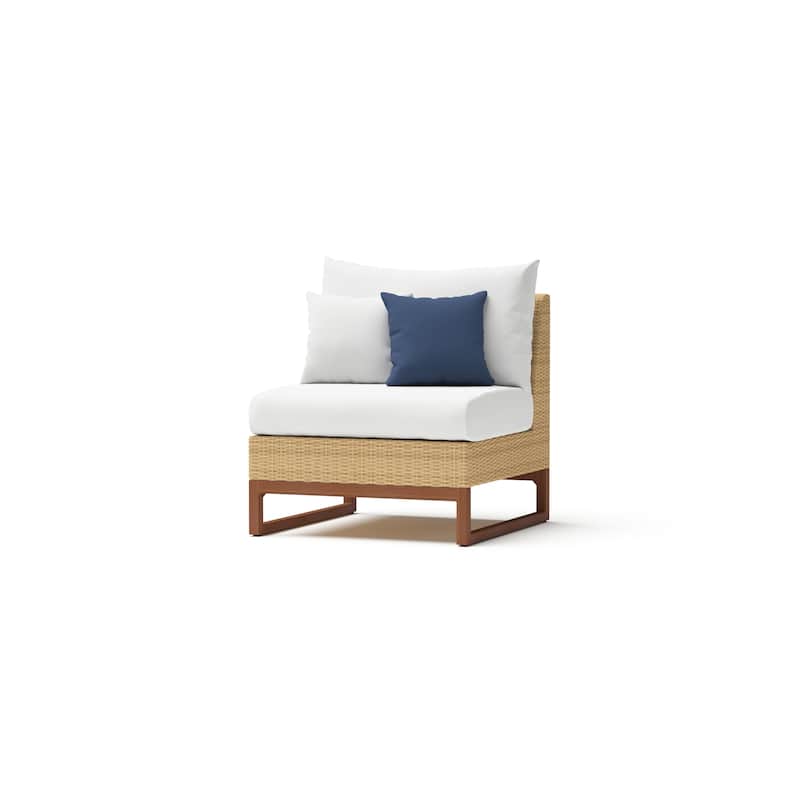 Mili 6 Piece Sunbrella Outdoor Patio Sectional and Table