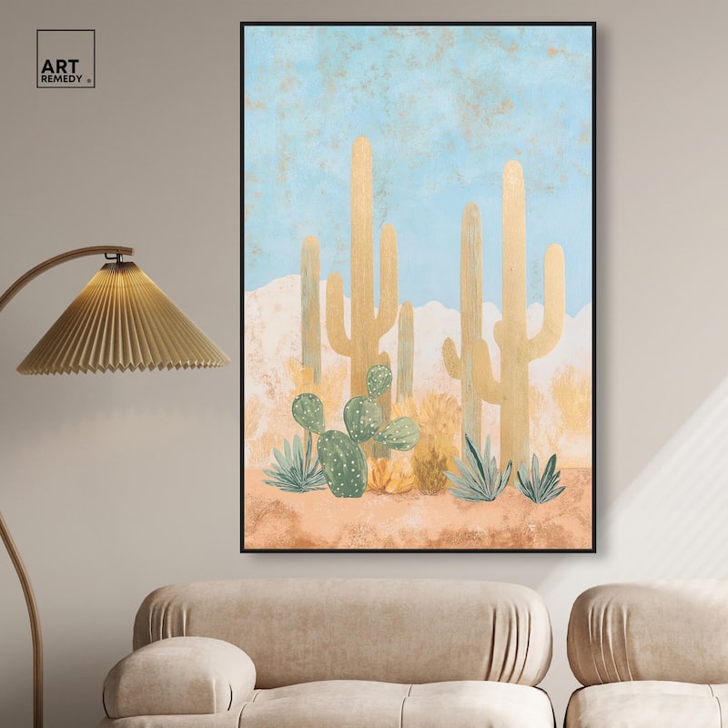 Cactus Canvas by Art Remedy