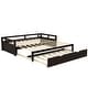 preview thumbnail 11 of 20, Merax Twin/King Expandable Sleeper Daybed with trundle