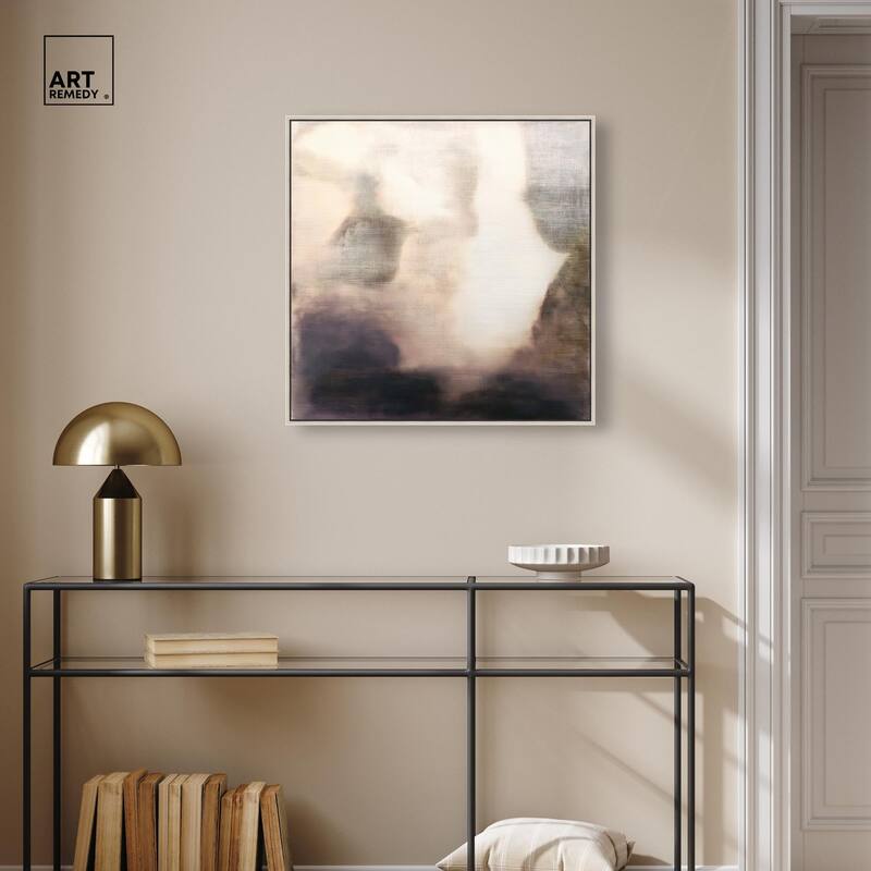 Pale Taupe I Canvas by Art Remedy