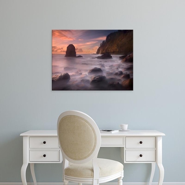 Easy Art Prints Marc Adamus's 'Timeless Shore' Premium Canvas Art