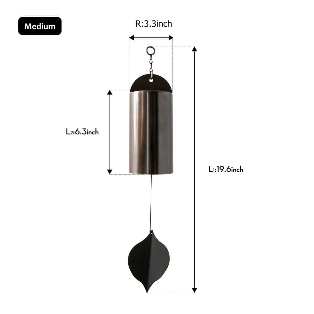 Outdoor Wind Chimes for Outside Garden & Patio Decor Deep Tone Resonance Serenity Wind Bells