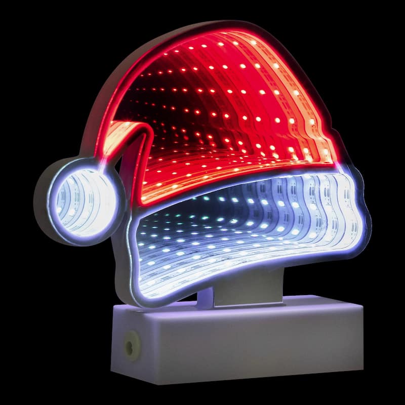 LED 3D Santa Hat Christmas Tunnel Light - 6.5"