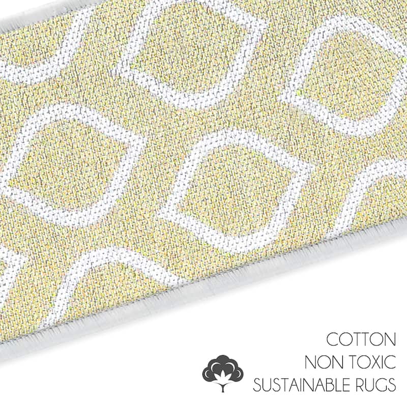 SussexHome Drop Design 9" X 28" Stair Treads - 70% Cotton Anti-Slip Carpet Strips for Indoor Stairs-with Double Adhesive Tape
