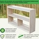 preview thumbnail 10 of 12, International Concepts Abby Divided Bookcase - 30"H