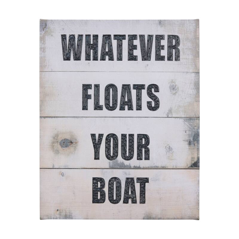Float Your Boat (32 x 40 ) Canvas Art Print - Large