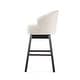 preview thumbnail 13 of 14, Ogden Beige Swivel Bar Stools (Set of 2) by Christopher Knight Home