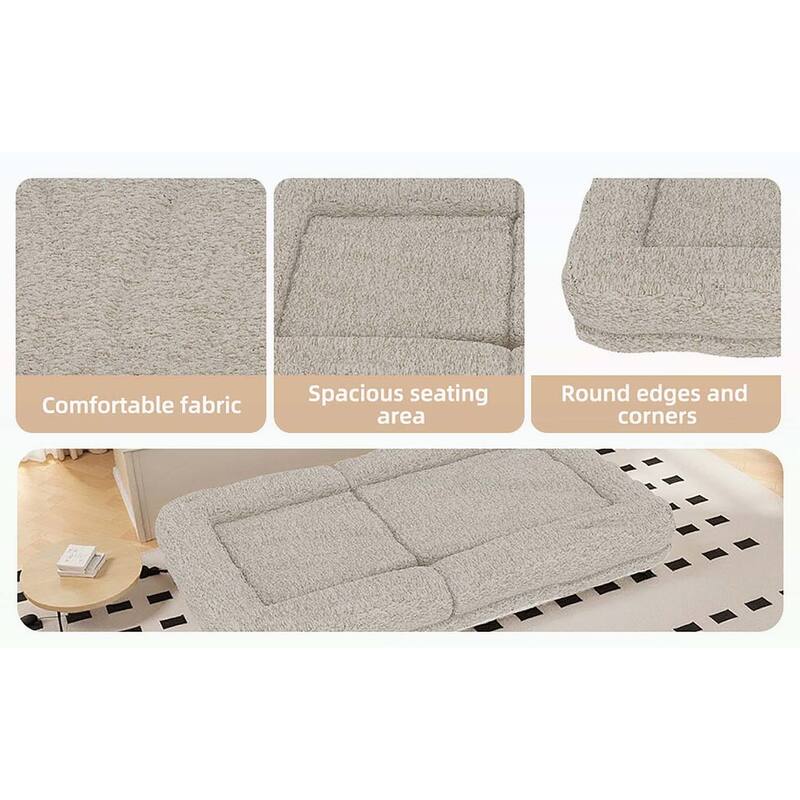 Folding Sofa Chair with 5 Adjustable Positions,Floor Lounge for Gaming,Meditation,and Relaxation