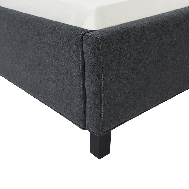 SAFAVIEH Couture Emerson Grid Tufted Bed