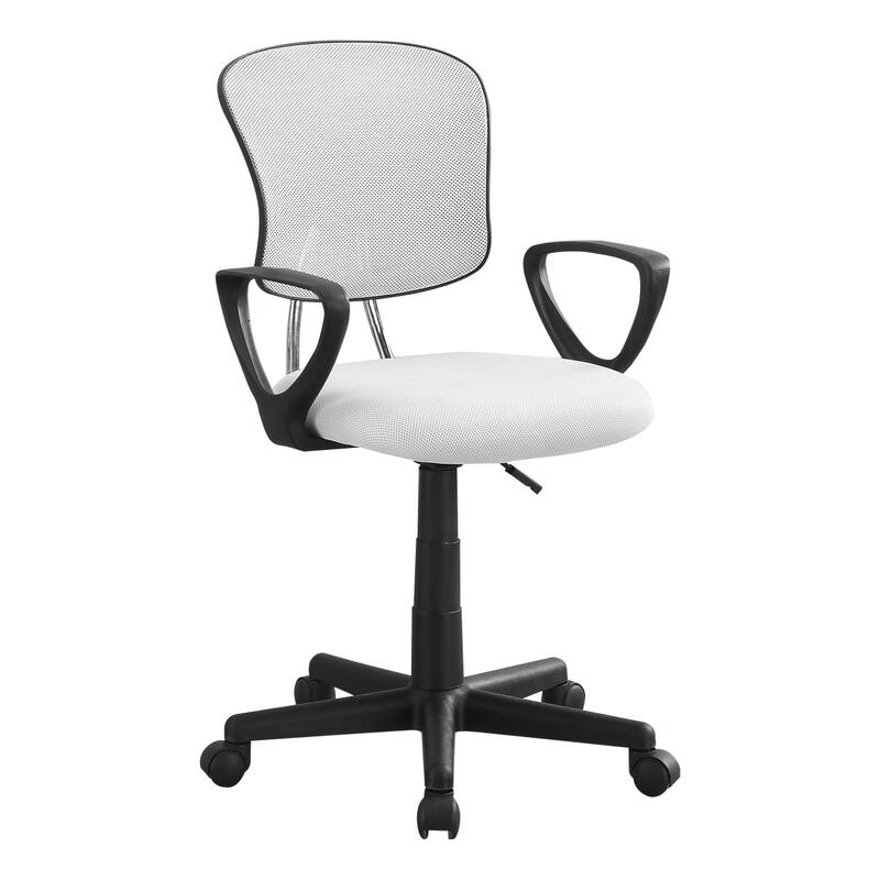 Adjustable Office Chair, Ergonomic Desk Chair, Swivel Computer Chair with Armrests, Modern Work Chair