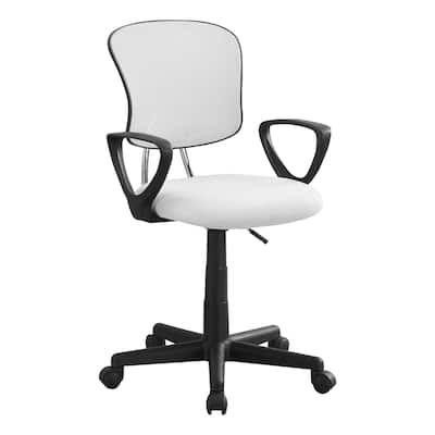 Adjustable Office Chair, Ergonomic Desk Chair, Swivel Computer Chair with Armrests, Modern Work Chair